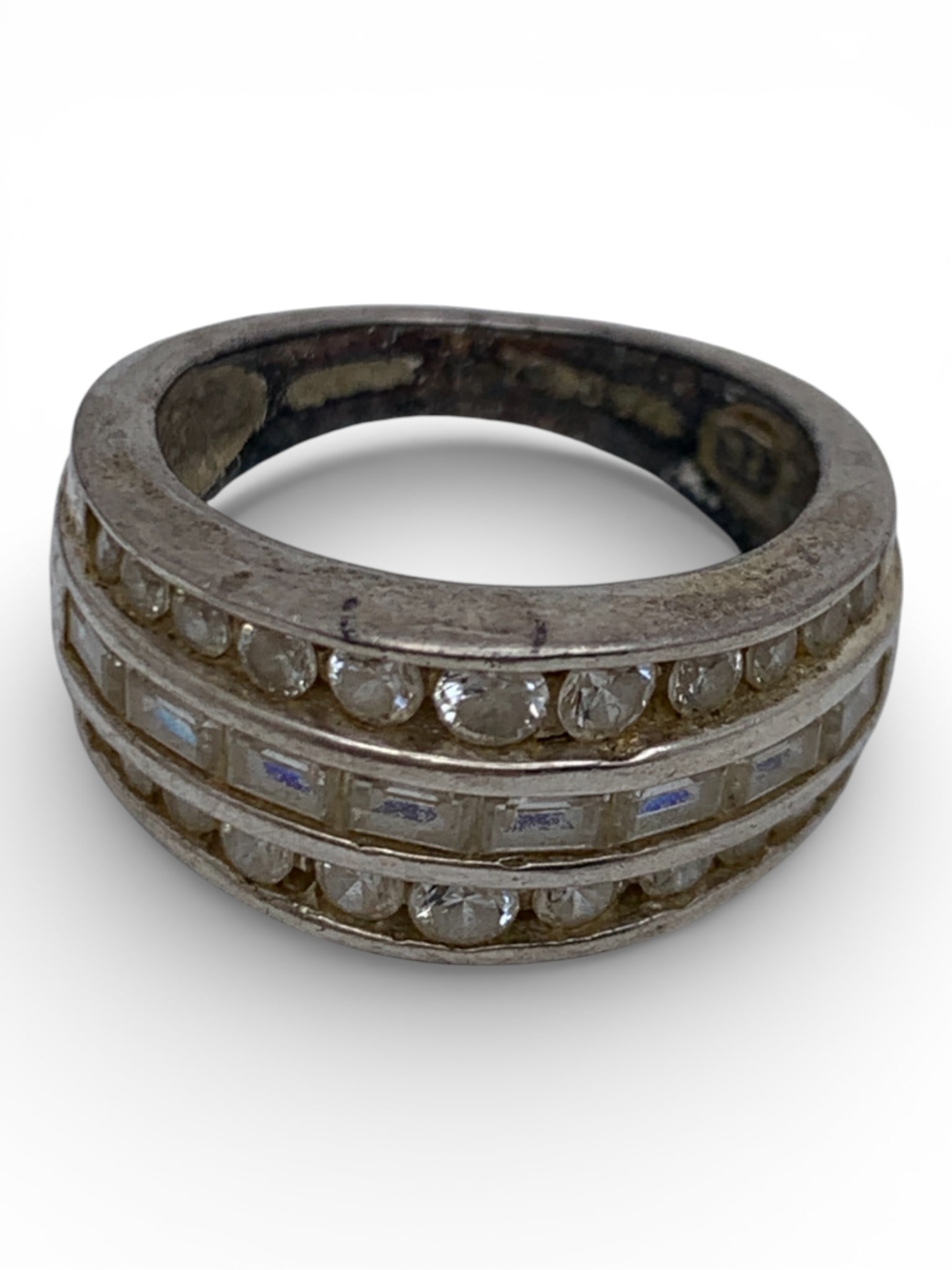 Sterling Silver & Cubic Zirconia Ring - 3