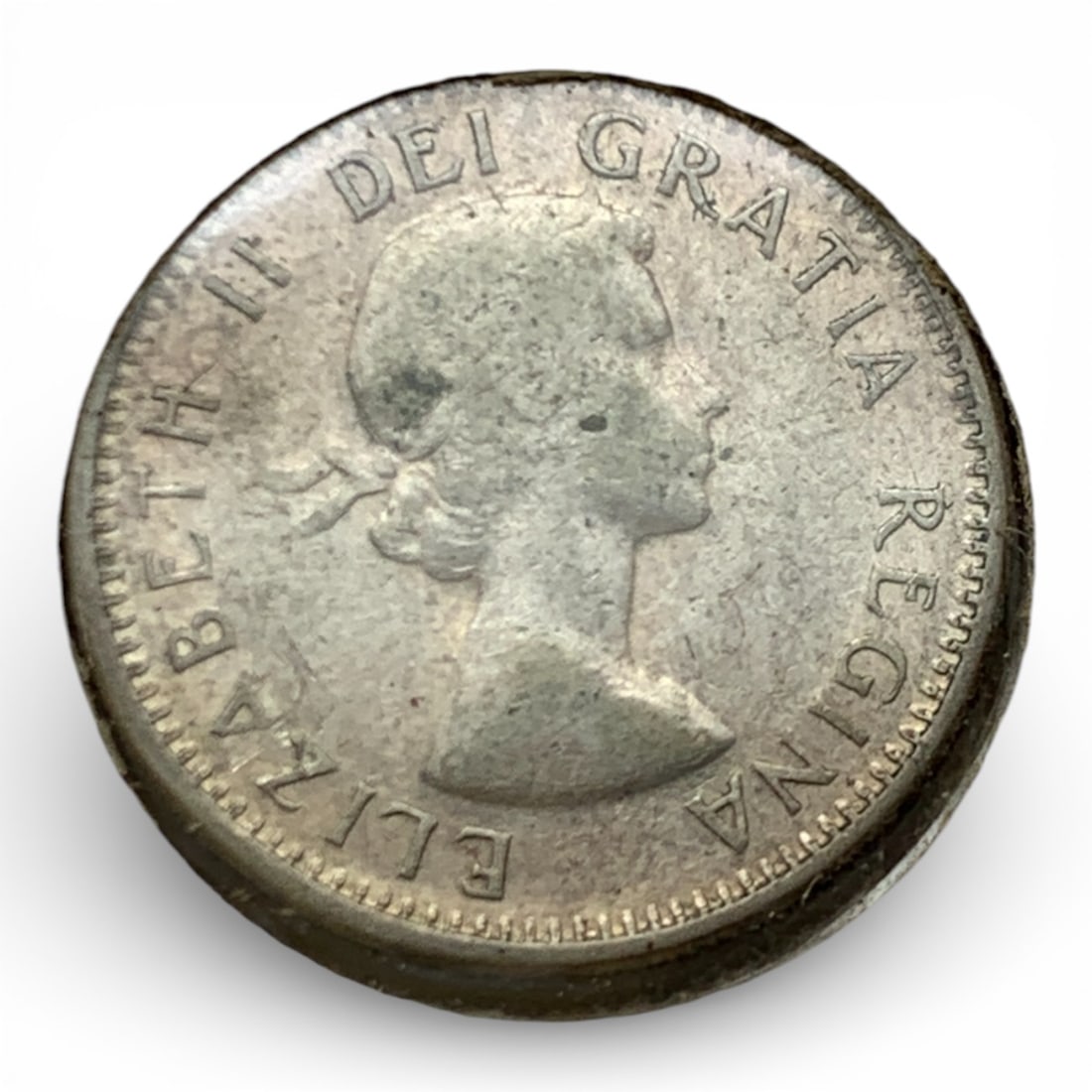 1962 Canada Silver Dime: 80% Silver Content