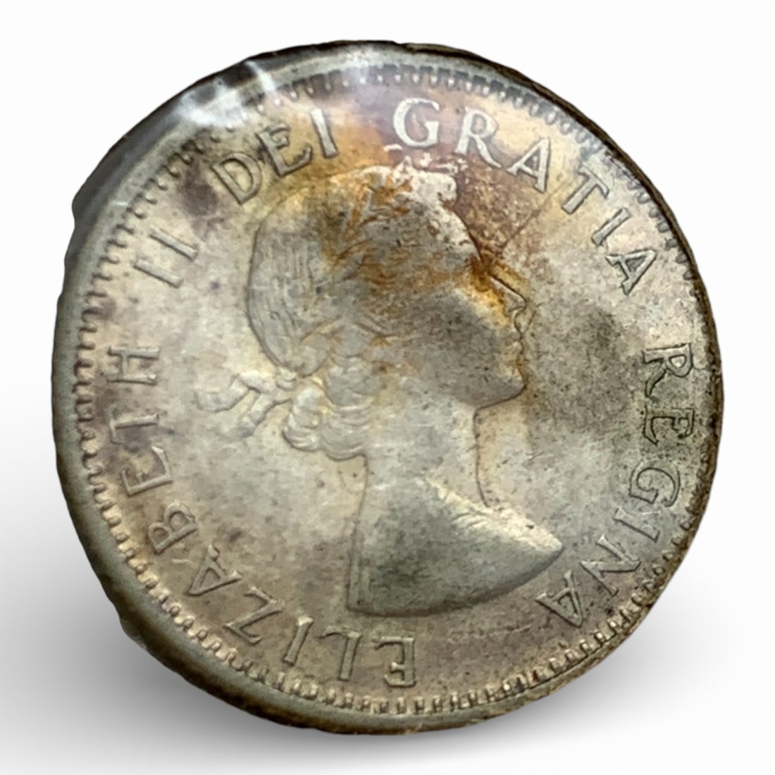1958 Canada Silver Dime: 80% Silver Content