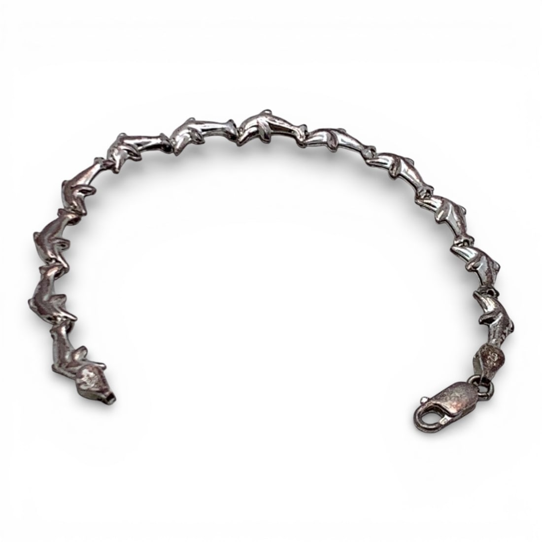 Sterling Silver Dolphin Bracelet - 4