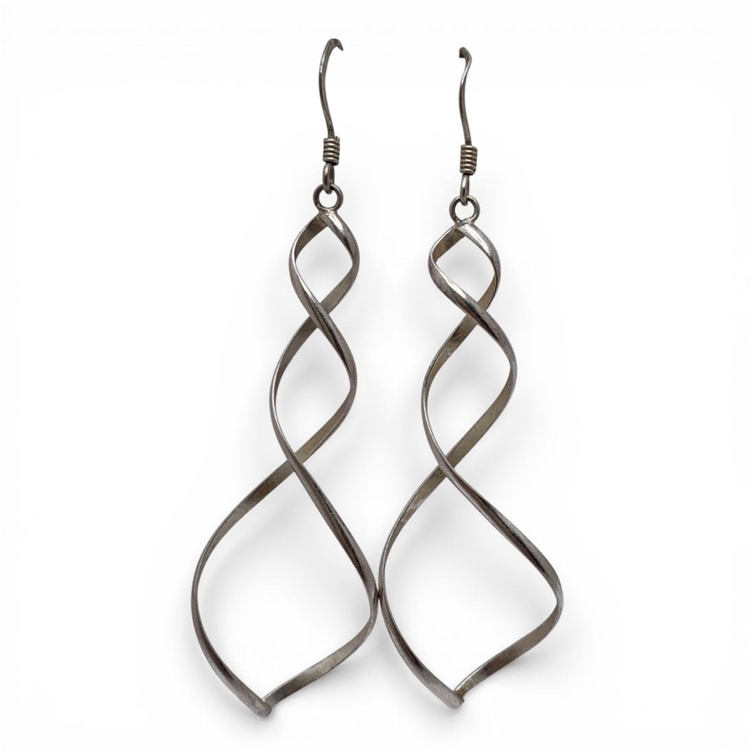Pair Of Sterling Silver Dangle Earrings (1 of 3)