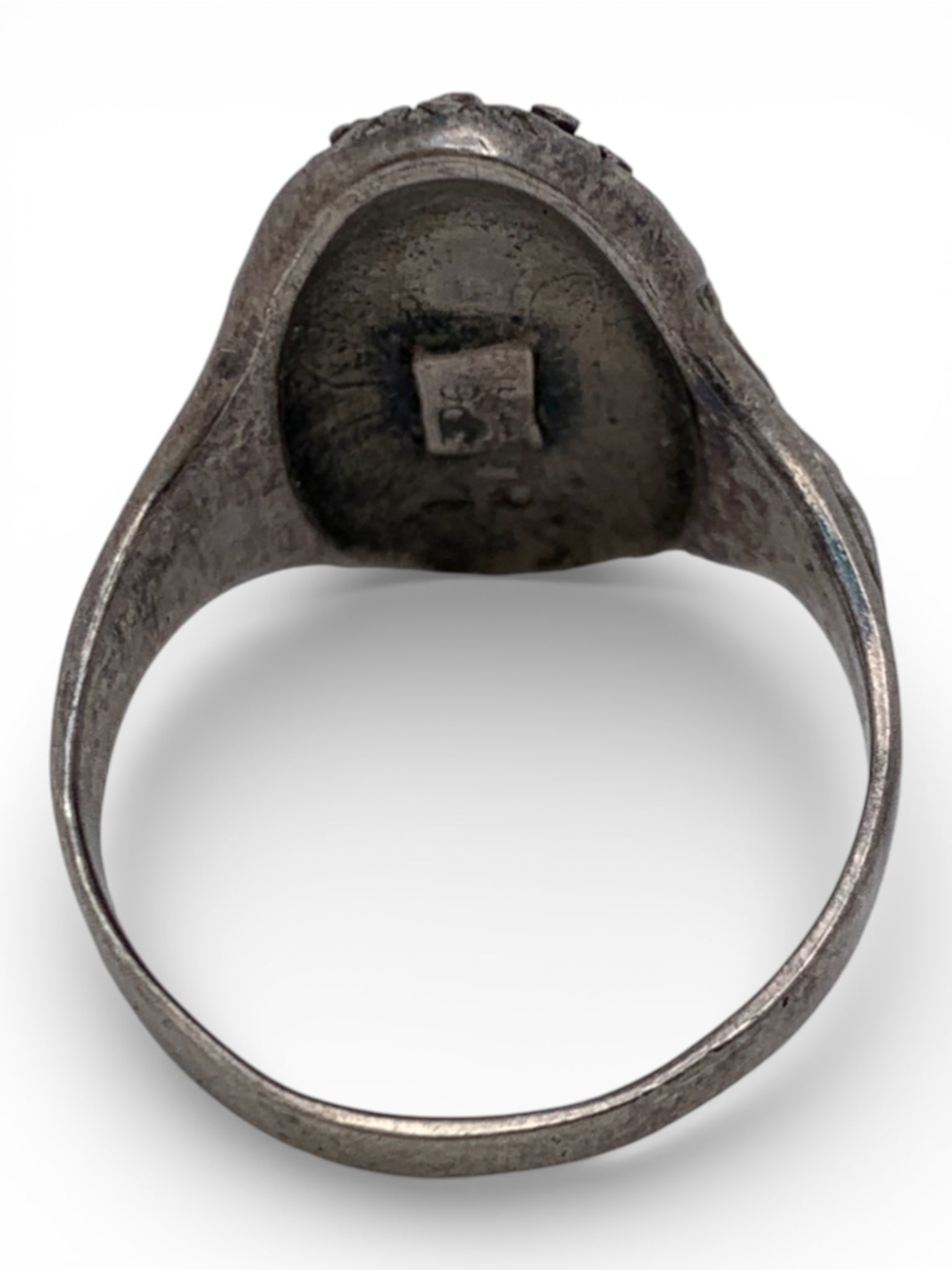 Sterling Silver & Black Stone Ring - 2