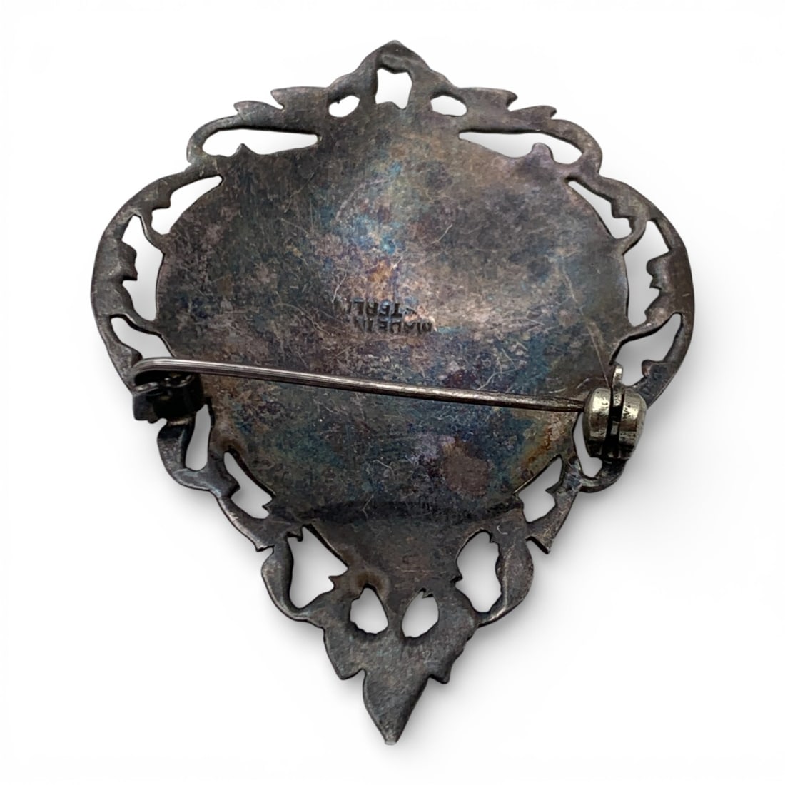 Sterling Silver Siam Pin - 2