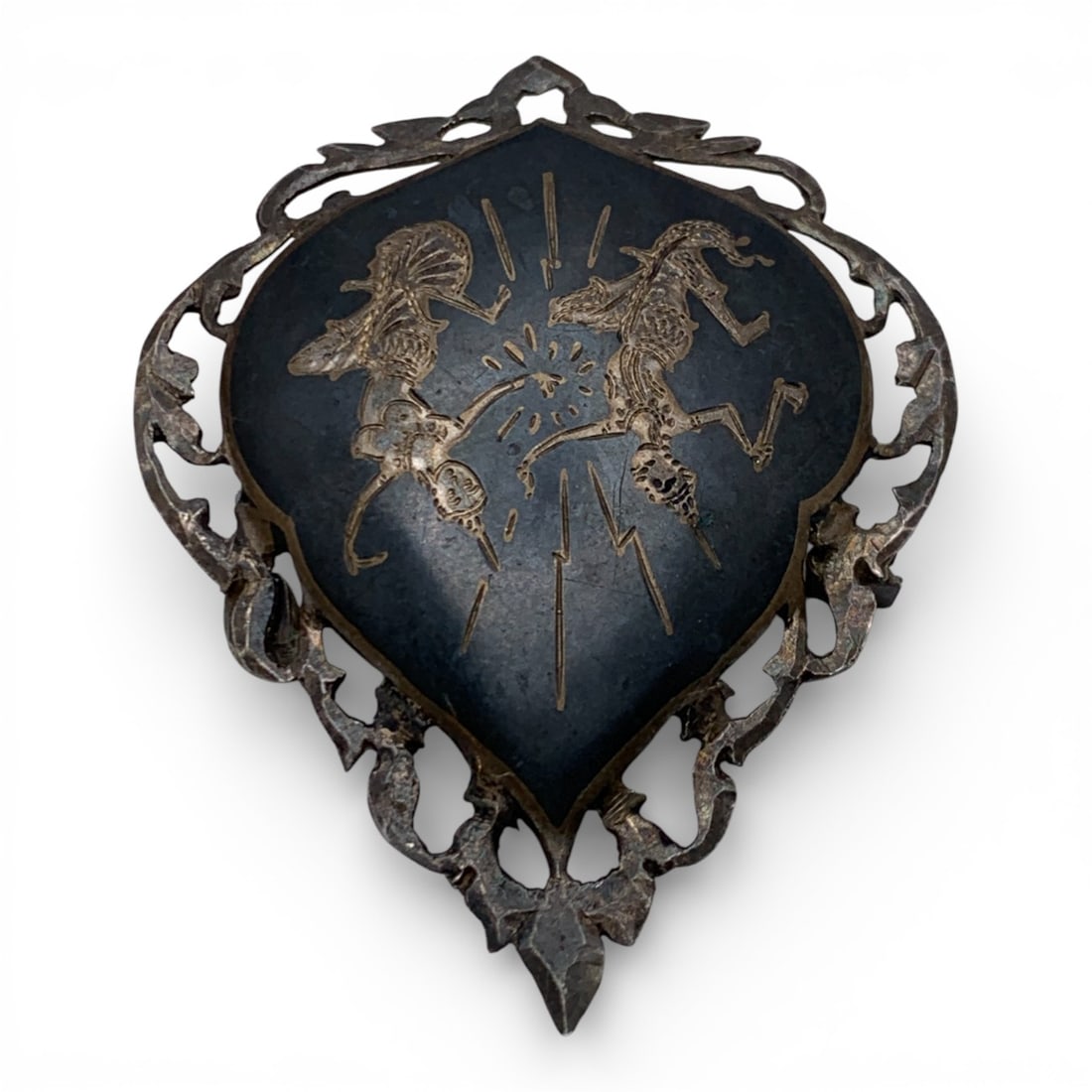 Sterling Silver Siam Pin - 3