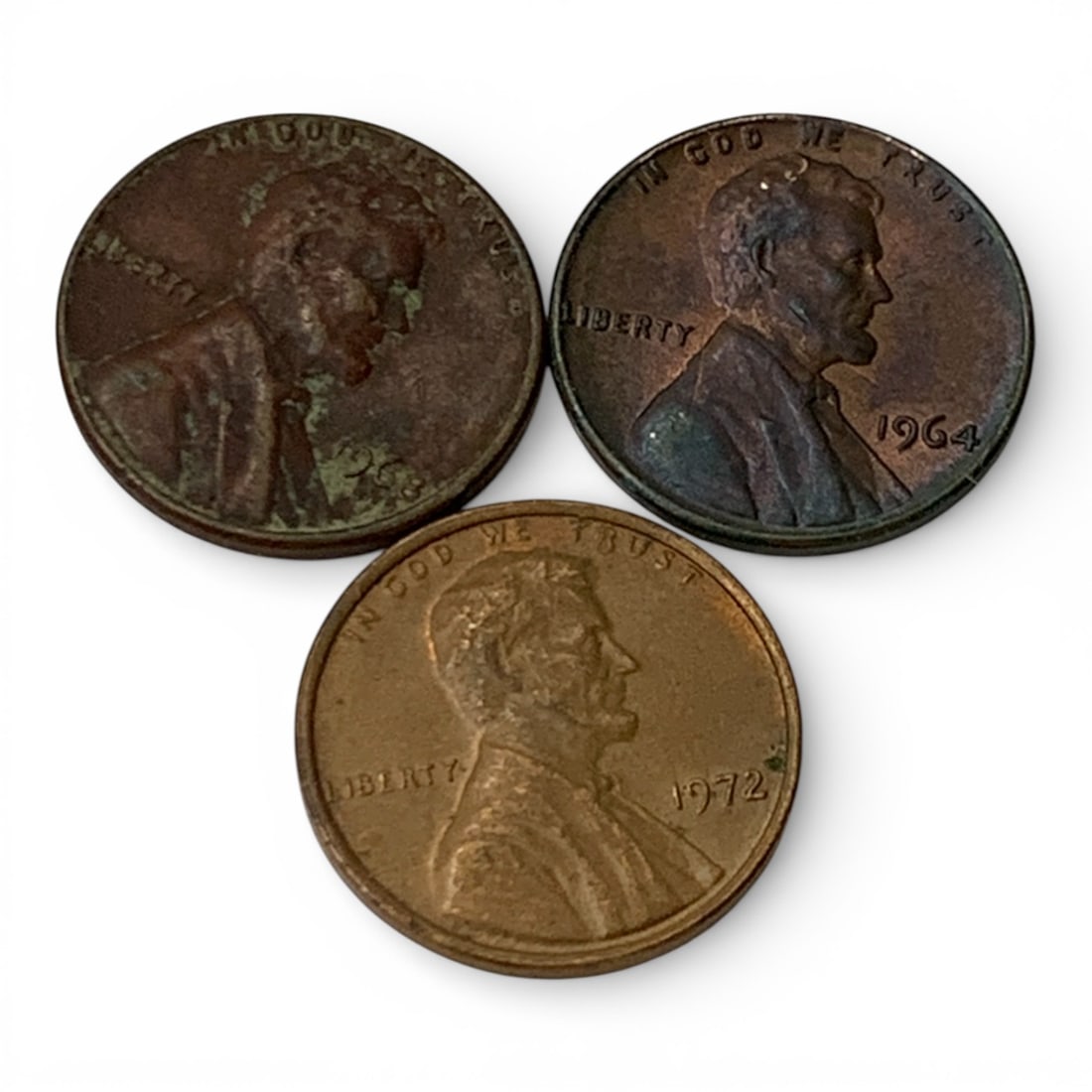 Group Of 3 Lincoln Pennies (1 of 2)