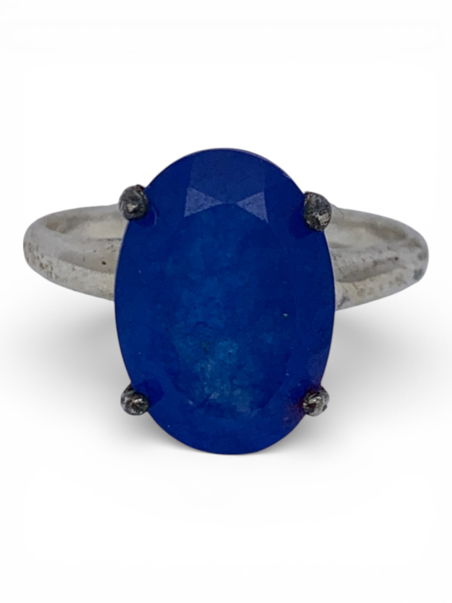 Sterling Silver Ring With Blue Stone (1 of 4)