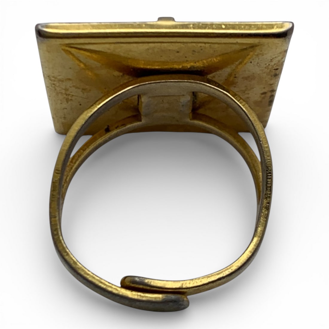 Gold Tone Costume Ring - 2