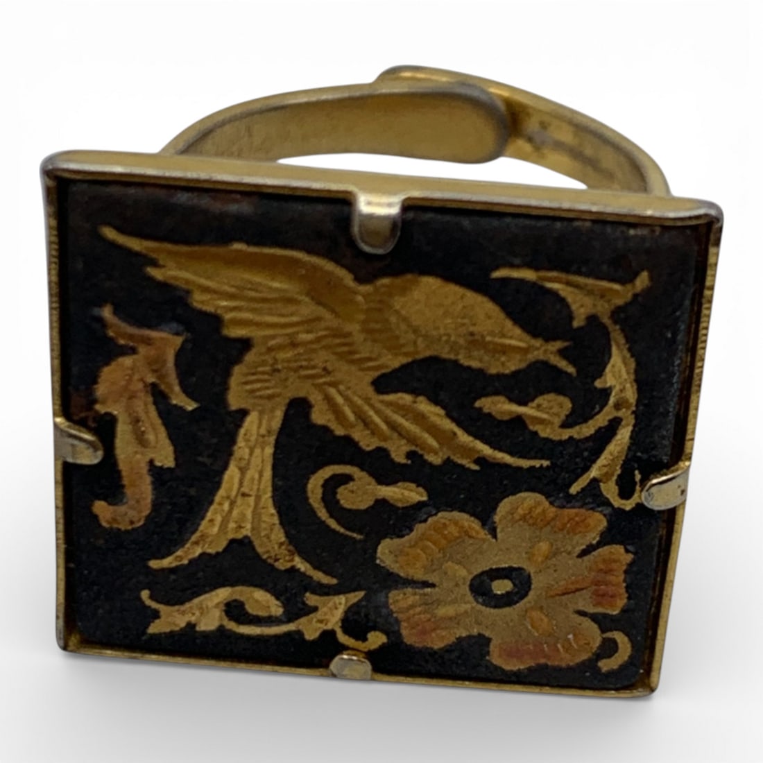 Gold Tone Costume Ring - 3