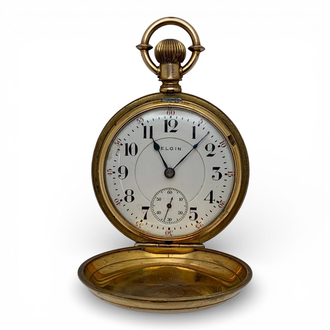 Elgin 23 Jewels Pocket Watch: Marked On Face: ElginMarked On Back Case: Nonpareil, 24885Marked On Movement: Veritas, Elgin Ill Usa, 11820979, 23 Jewels 3 1/8" Long - 145.6 Grams