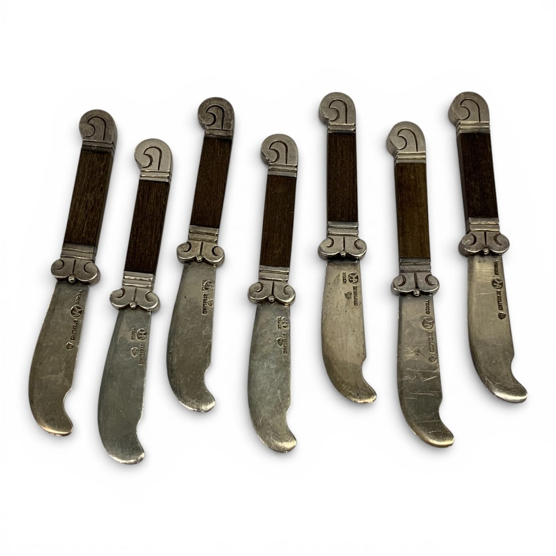 Hector Aguilar Sterling Silver Flatware Set - 11