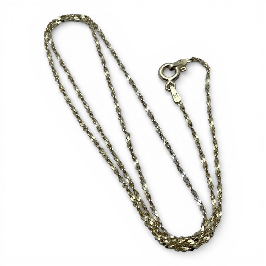 Sterling Silver Gold Tone Necklace (1 of 4)