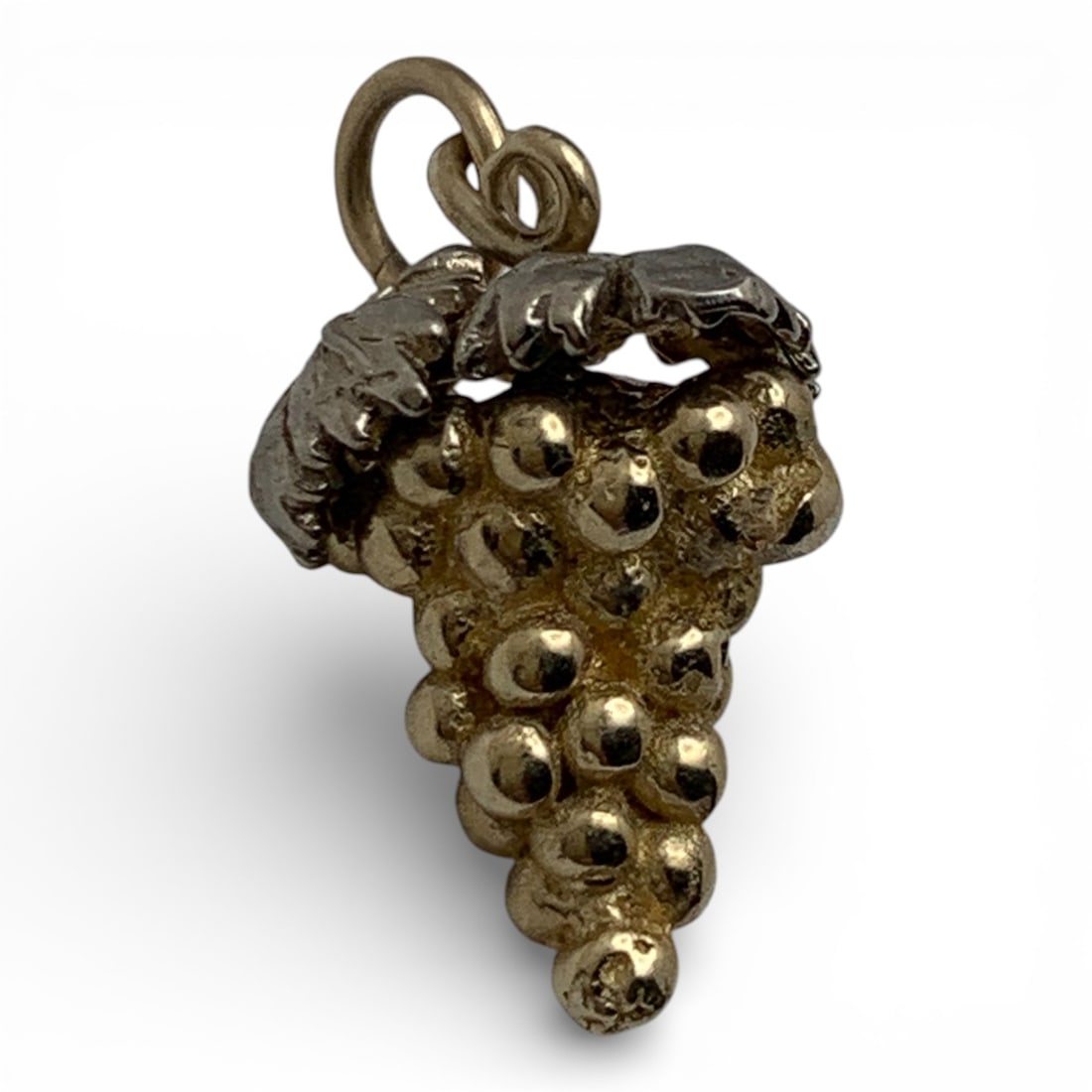 14k Yellow Gold Bunch Of Grapes Pendant: Tests 14k - 3/4" Long - 2.7 DwtGemstones Tested With Presidium Gem Tester Il - Berners Does Not Guarantee Authenticity Of Gemstones