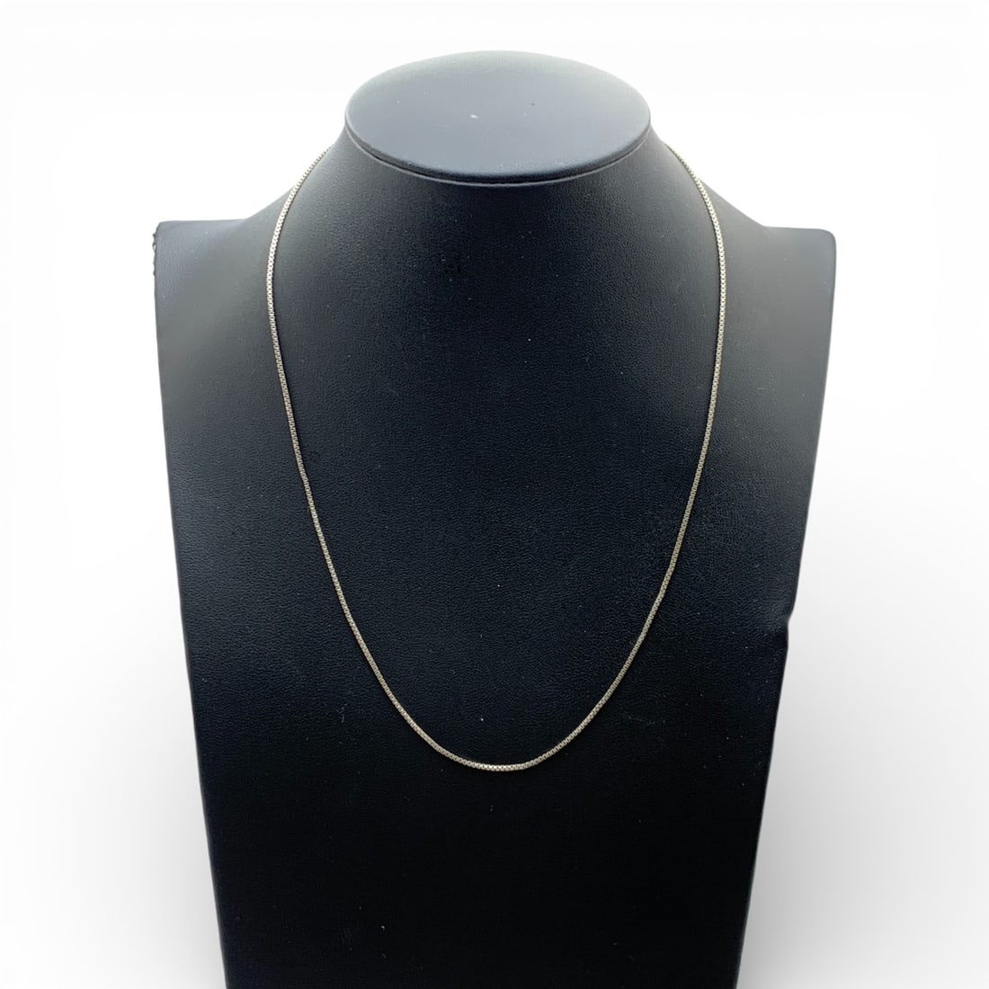 Sterling Silver Box Chain Necklace - 4