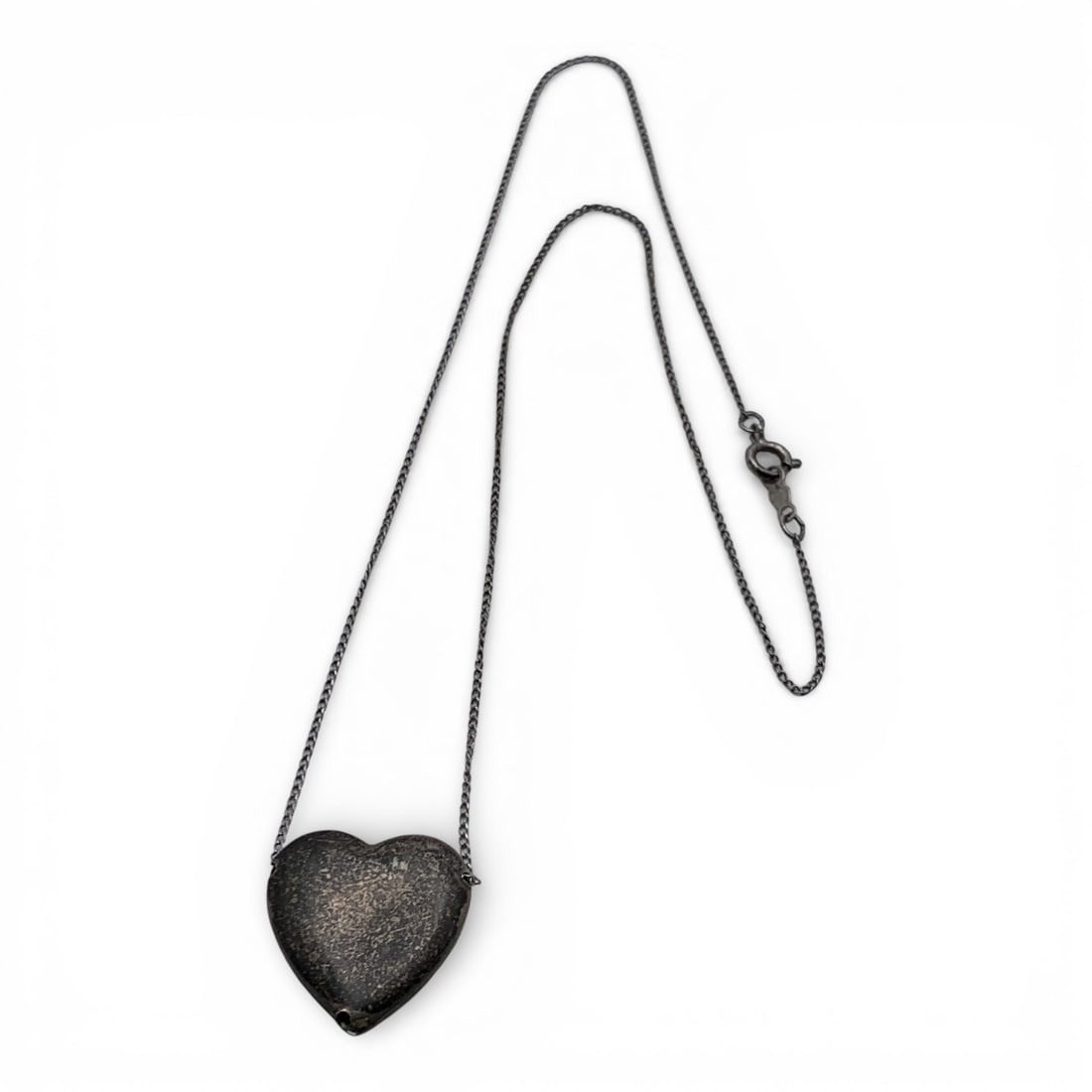 Sterling Silver Heart Pendant Necklace (1 of 4)