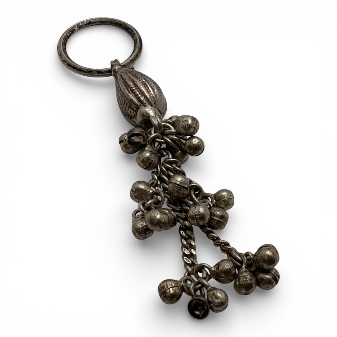 Silver Dangle Fob: Tests Silver - 3 5/8" Long - 12.5 Grams
