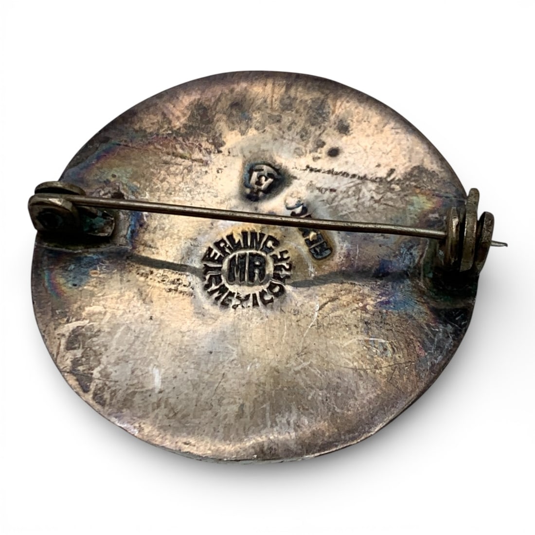 Sterling Silver & Abalone Pin - 2