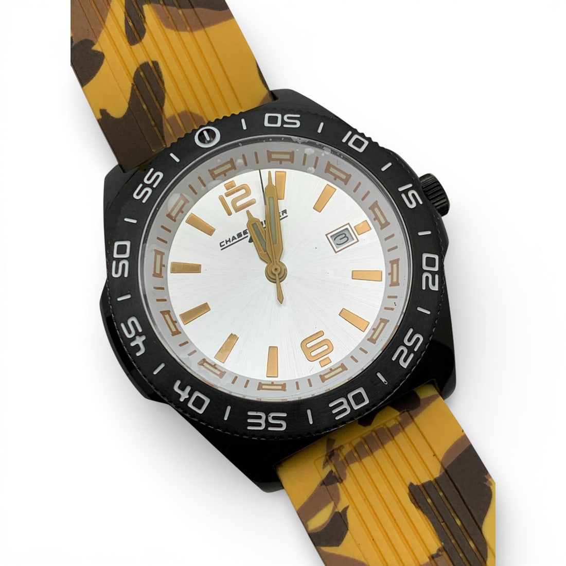 Men's Invicta Chase Ourer Wrist Watch: Marked On Face: Chase OurerMarked On Back: Chase Ourer, Japan Movement, Stainless Steel Case1 7/8" Face Diameter - 10 7/8" Long Includes Presentation Box