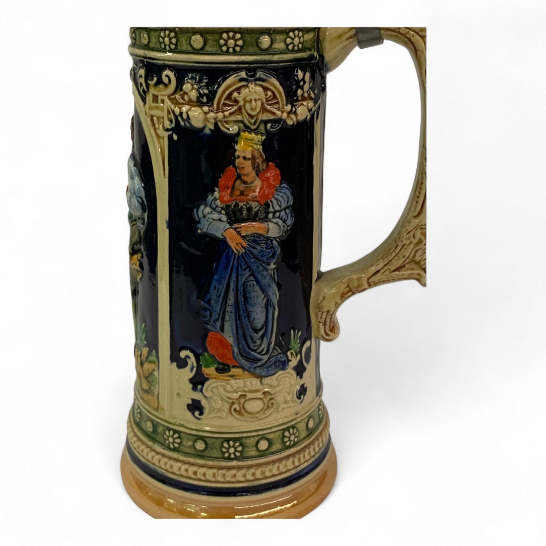 Figural Stein With Pewter Lid - 2