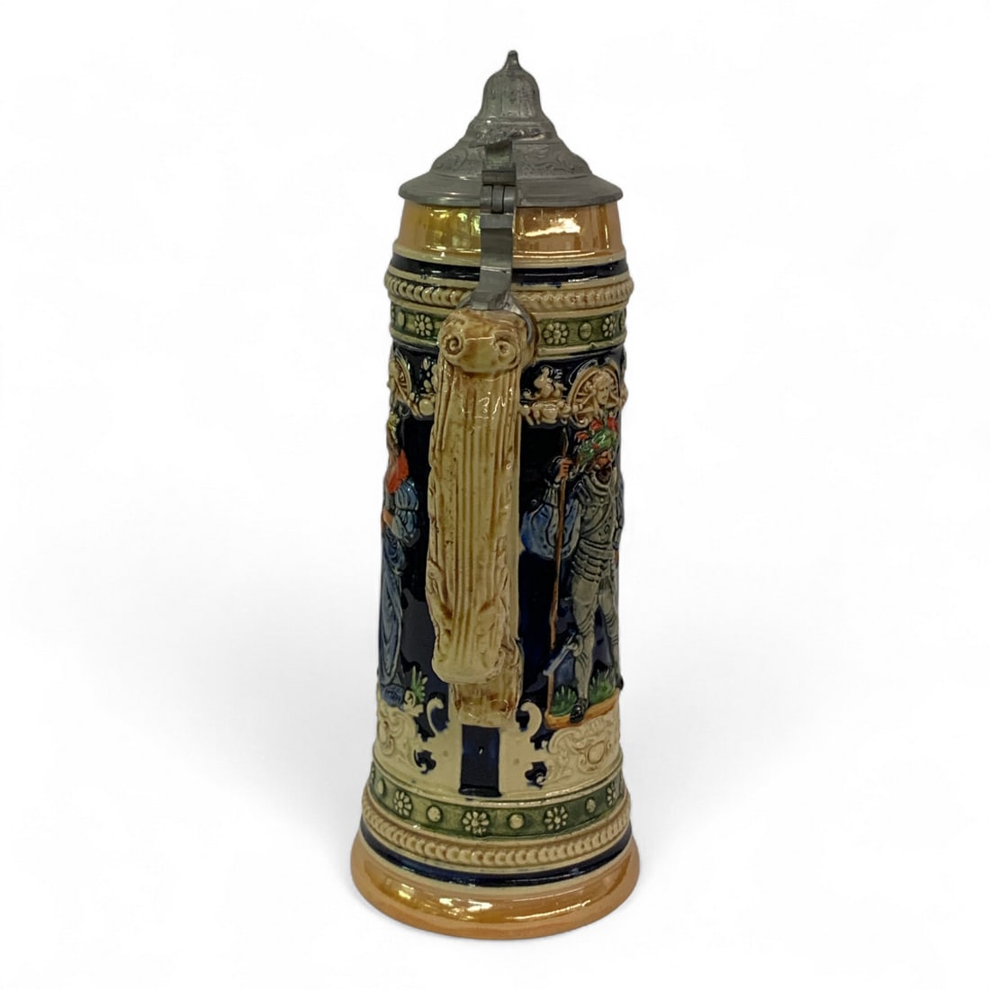 Figural Stein With Pewter Lid - 7