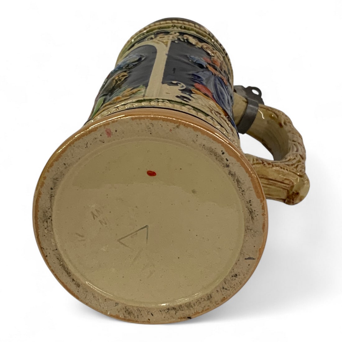 Figural Stein With Pewter Lid - 9