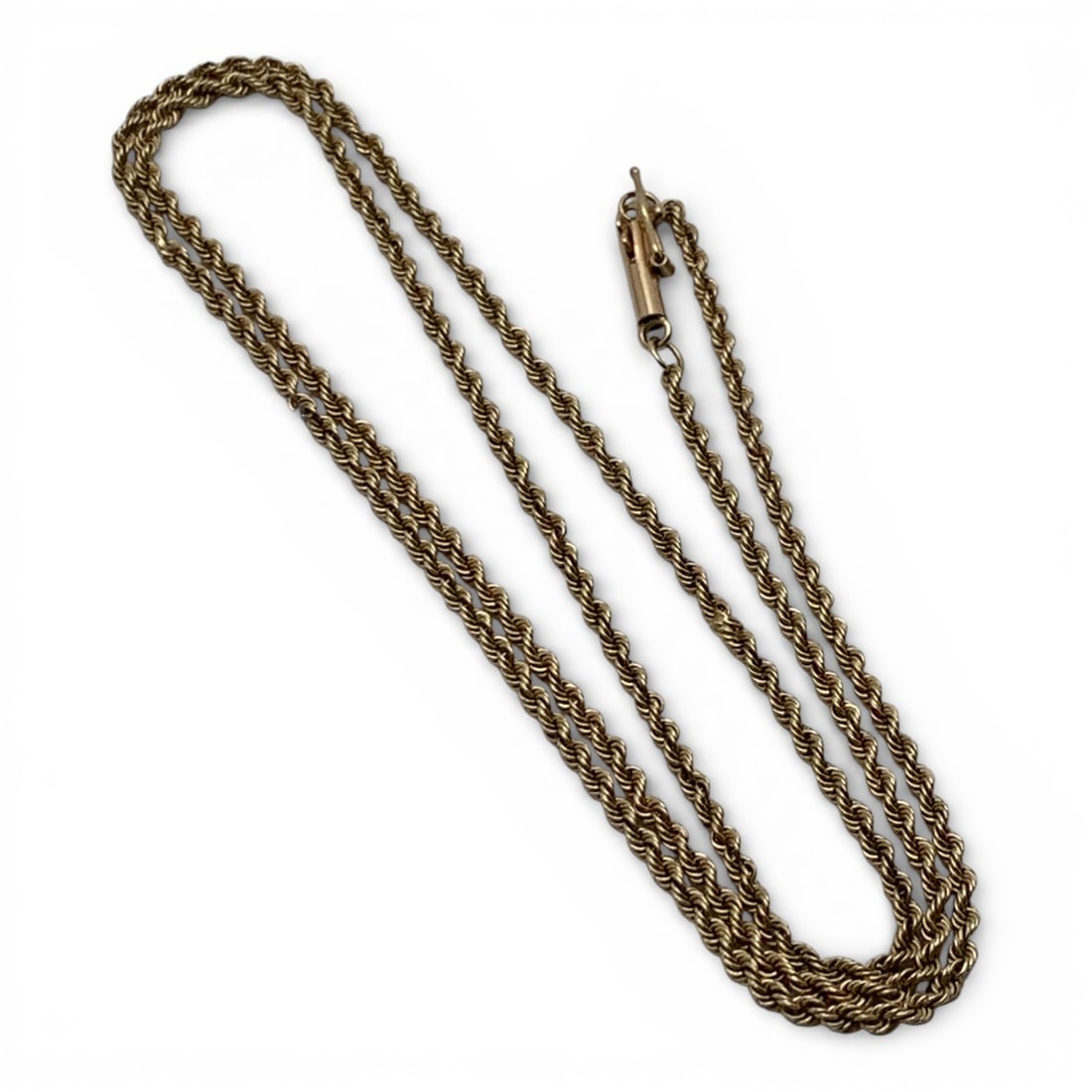 14k Yellow Gold Necklace: Marked 14k - 20" Long - 3.2 DwtGemstones Tested With Presidium Gem Tester Il - Berners Does Not Guarantee Authenticity Of Gemstones