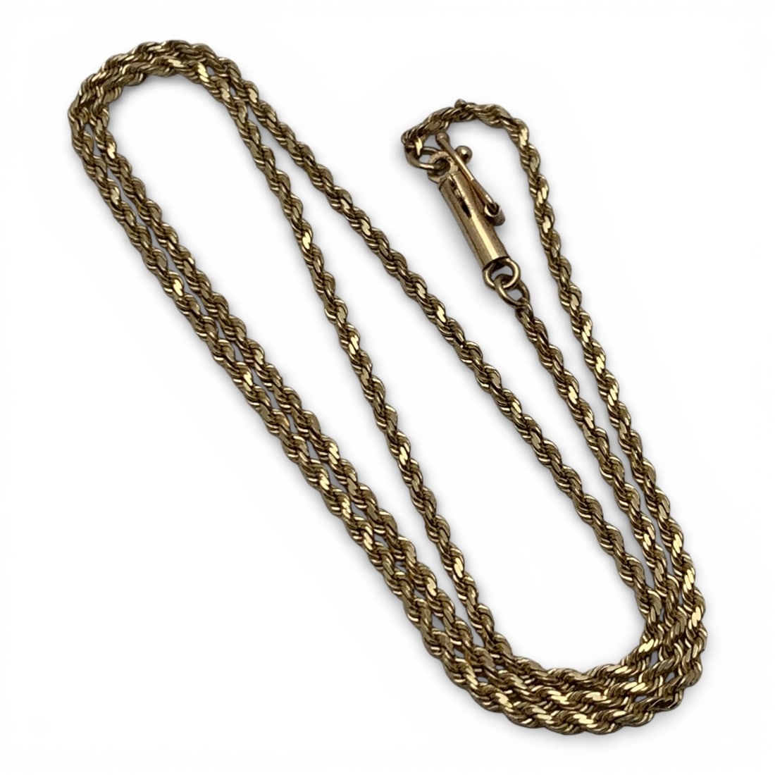 14k Yellow Gold Necklace: Marked 14k - 16" Long - 2.9 DwtGemstones Tested With Presidium Gem Tester Il - Berners Does Not Guarantee Authenticity Of Gemstones