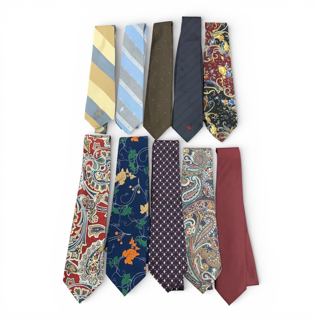 Group Of 10 Men's Designer Ties (1 of 2)