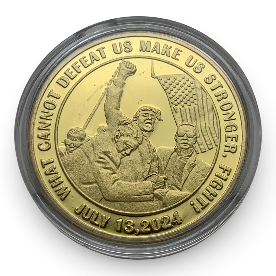 Trump Assassination Attempt Commemorative Coin: July 13, 2024 - See Photos