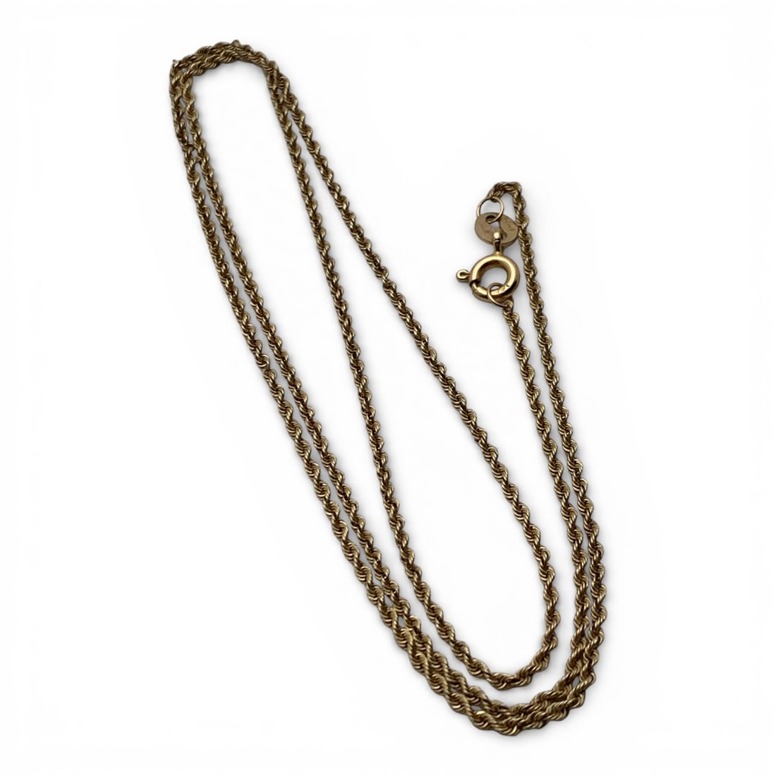 14k Yellow Gold Necklace: Marked 14k - 18" Long - 1.7 DwtGemstones Tested With Presidium Gem Tester Il - Berners Does Not Guarantee Authenticity Of Gemstones