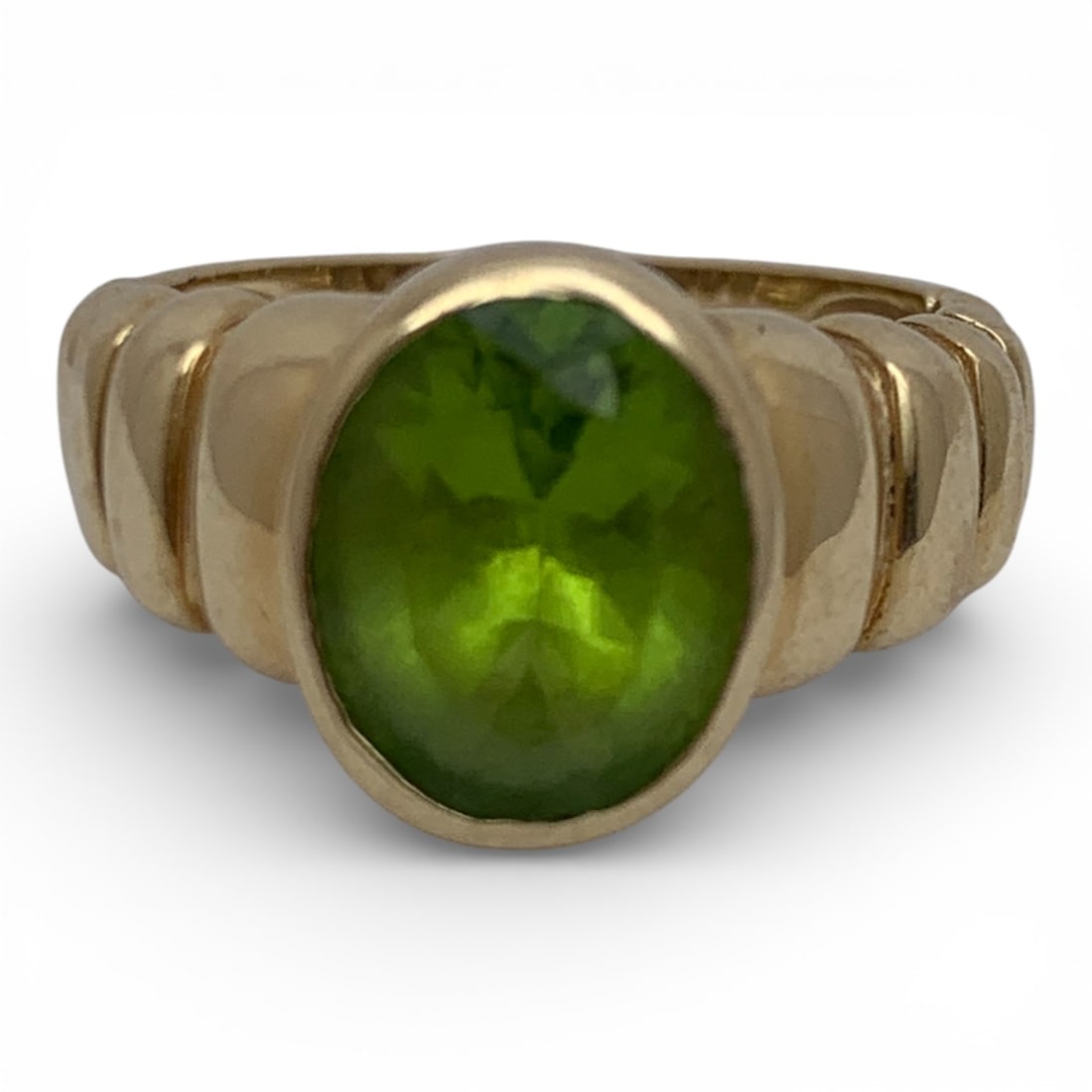 14k Yellow Gold & Green Spinel Ring (1 of 6)