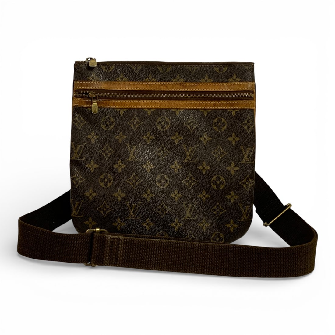 Vintage Louis Vuitton Monogram Shoulder Bag: Marked Louis Vuitton. Paris. Made In France. 10" X 10". Vintage Bag, Shows Some Wear, See Photos.