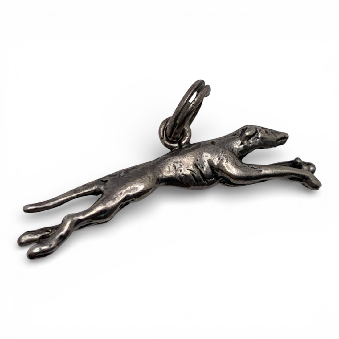 Silver Greyhound Charm - 3