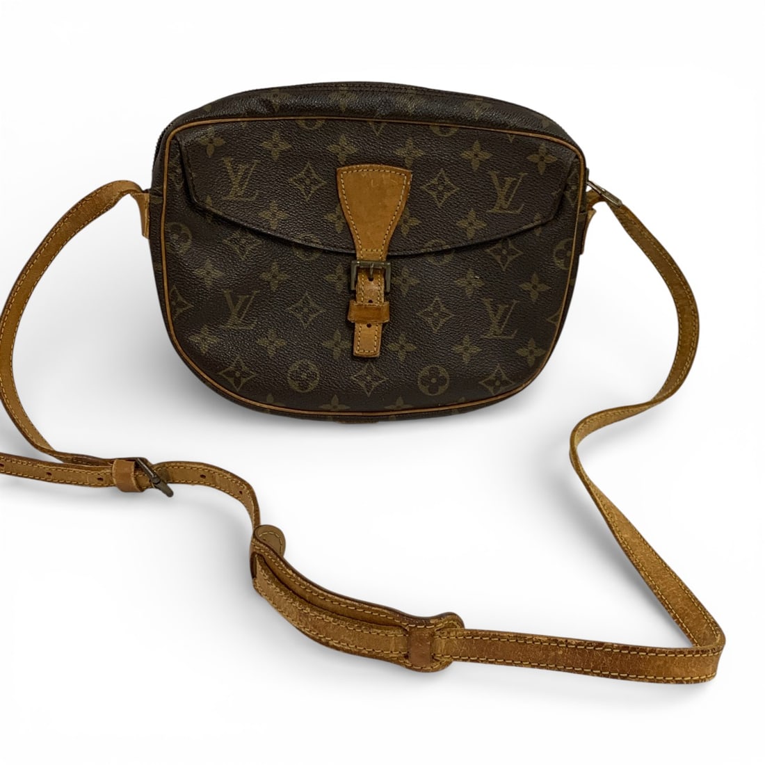 Vintage Louis Vuitton Monogram Shoulder Bag: Marked Louis Vuitton. Paris. Made In France. Numbered: T H 1910 Made In France. 8" X 9.5". Vintage Bag, Shows Some Wear, See Photos.