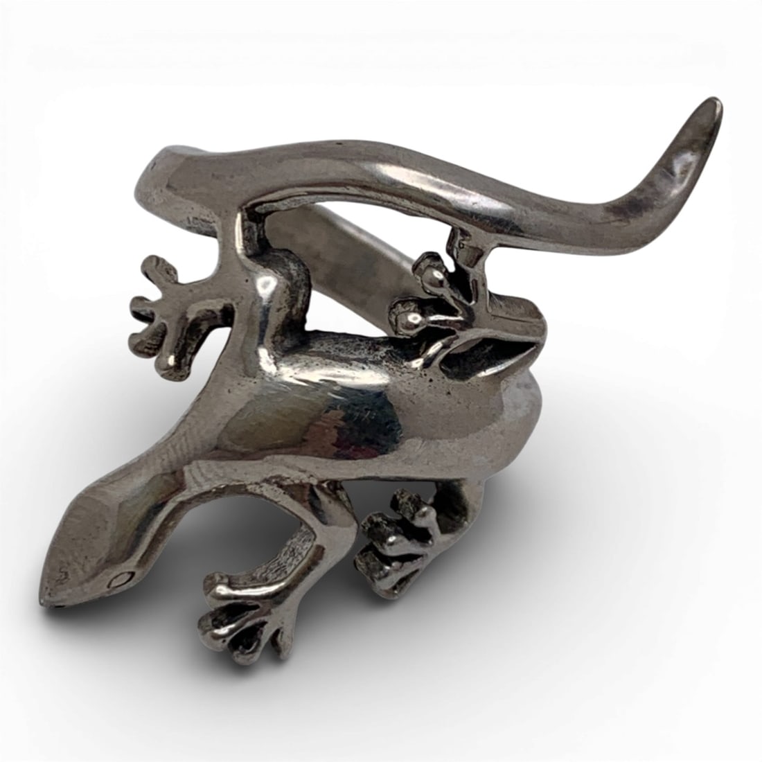 Sterling Silver Lizard Ring - 3