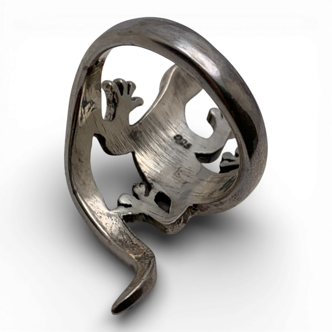 Sterling Silver Lizard Ring - 4