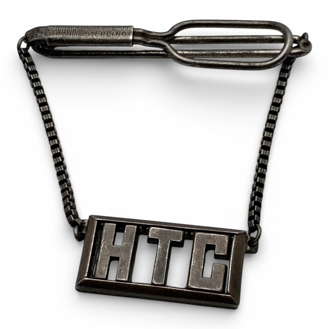 Swank Sterling Silver Clip - 4