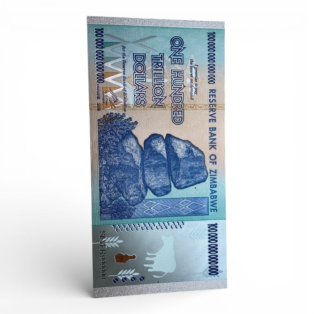 Zinbabwe 100 Trillion Dollar Note (1 of 2)
