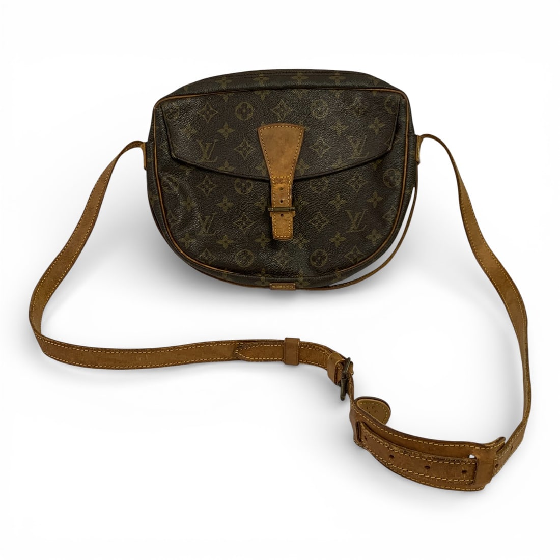 Vintage Louis Vuitton Monogram Jeune Fille Bag: Marked Louis Vuitton. Paris. Made In France. Numbered: M1 8819" X 11". Vintage Bag, Shows Some Wear, See Photos.