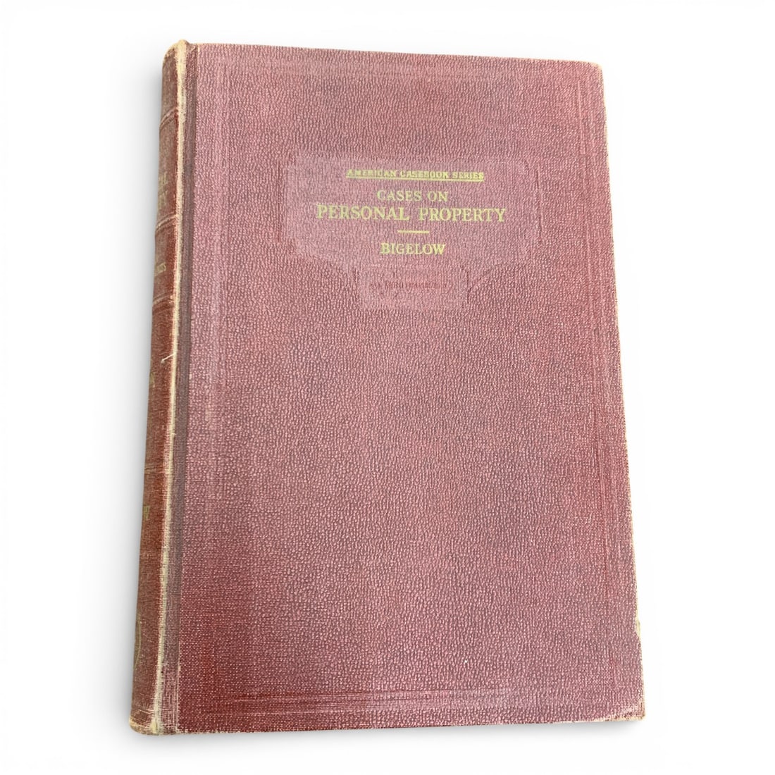 Cases On Personal Property Ill Edition: Cases And Other Materials On The Law Of Personal PropertyBy: Harry A. BigelowPublished By: West Publishing CoCopyright: 194210 1/4" X 7 1/4"Shows Wear