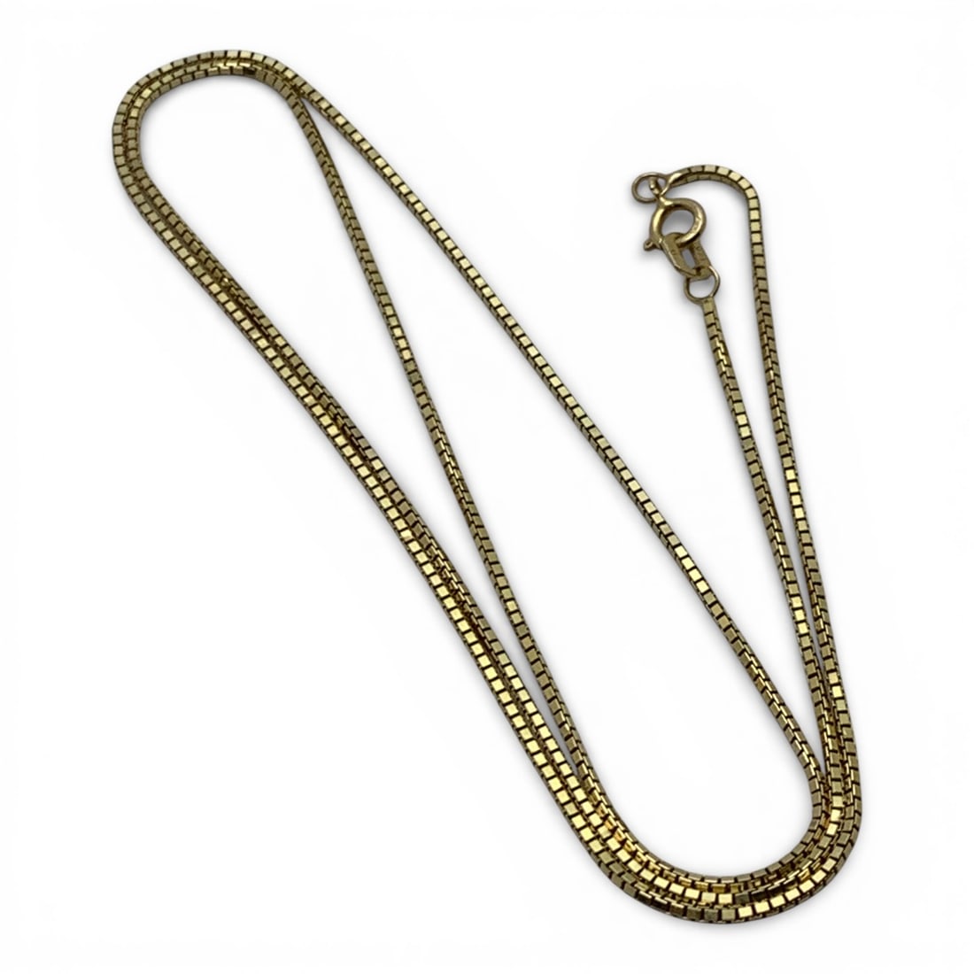 14k Yellow Gold Box Chain Necklace (1 of 4)