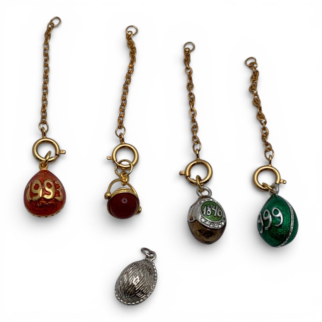 Group Of 5 Costume Fashion Charms: See Photos