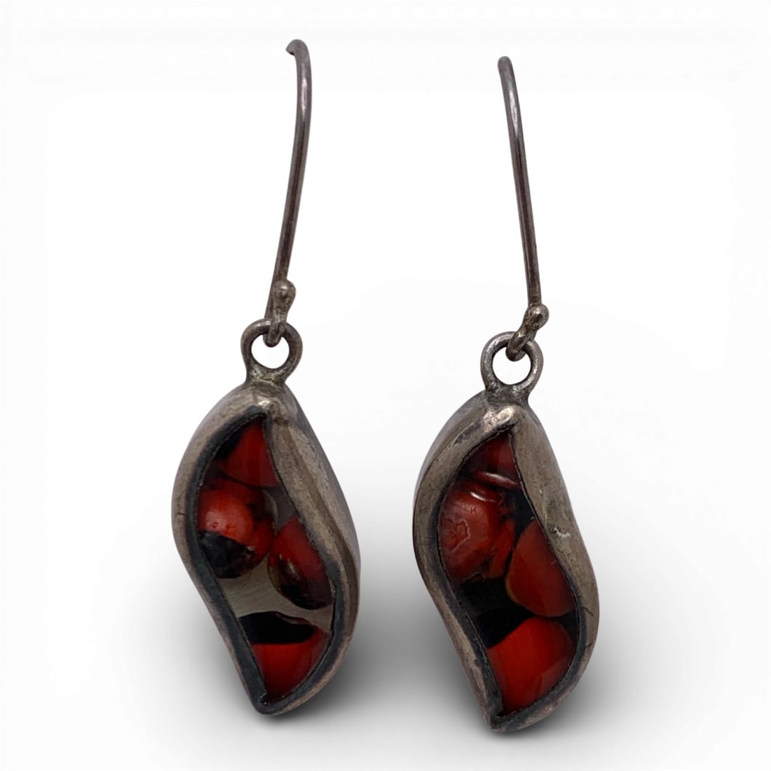 950 Silver & Art Glass Earrings (1 of 3)