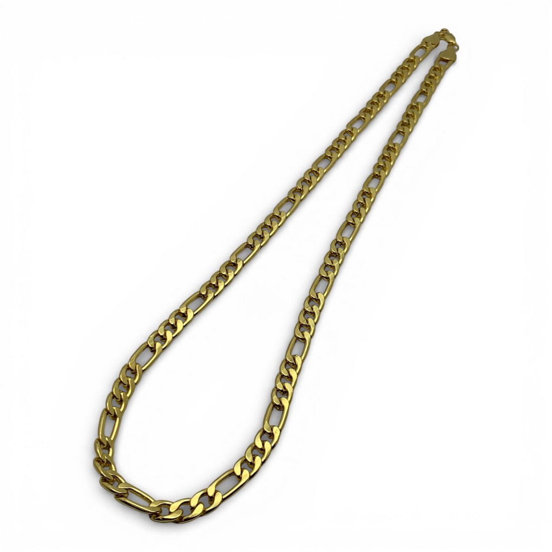 Gold Tone Fashion Necklace: 24 3/8" Long