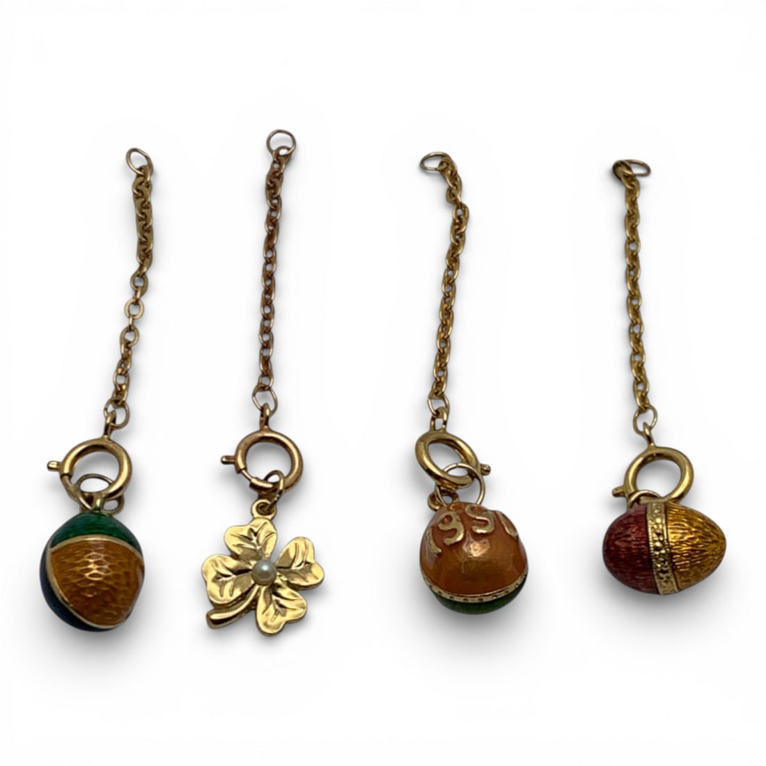 Group Of 4 Costume Fashion Charms: See Photos