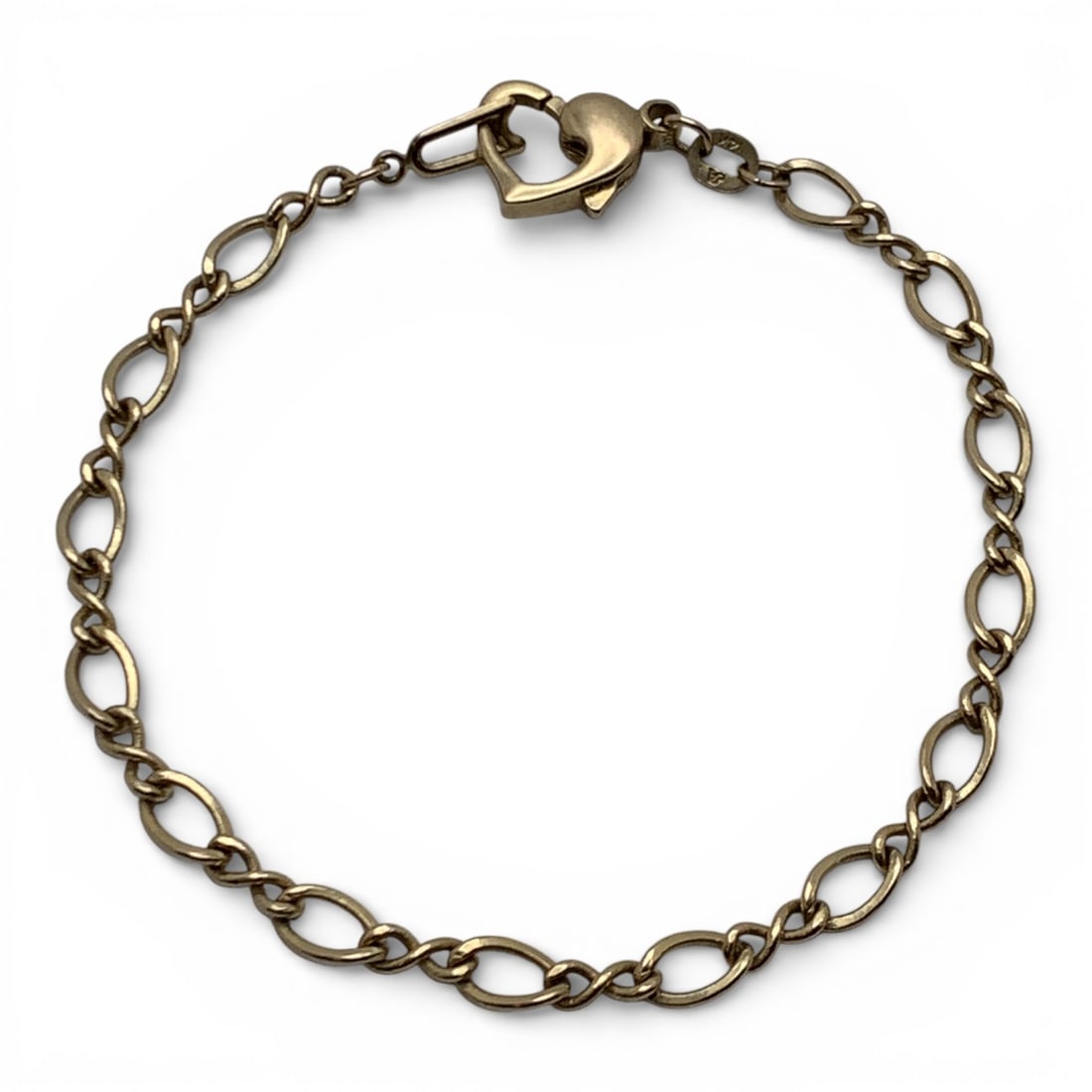 14k Yellow Gold Bracelet: Marked 14k - 7" Long - 2.9 DwtGemstones Tested With Presidium Gem Tester Il - Berners Does Not Guarantee Authenticity Of Gemstones