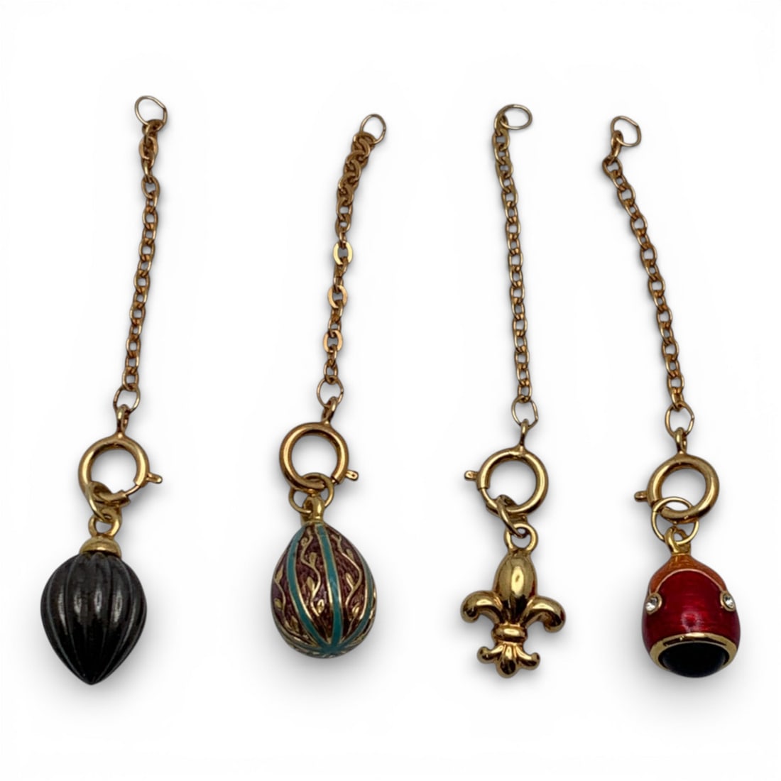 Group Of 4 Costume Fashion Charms: See Photos