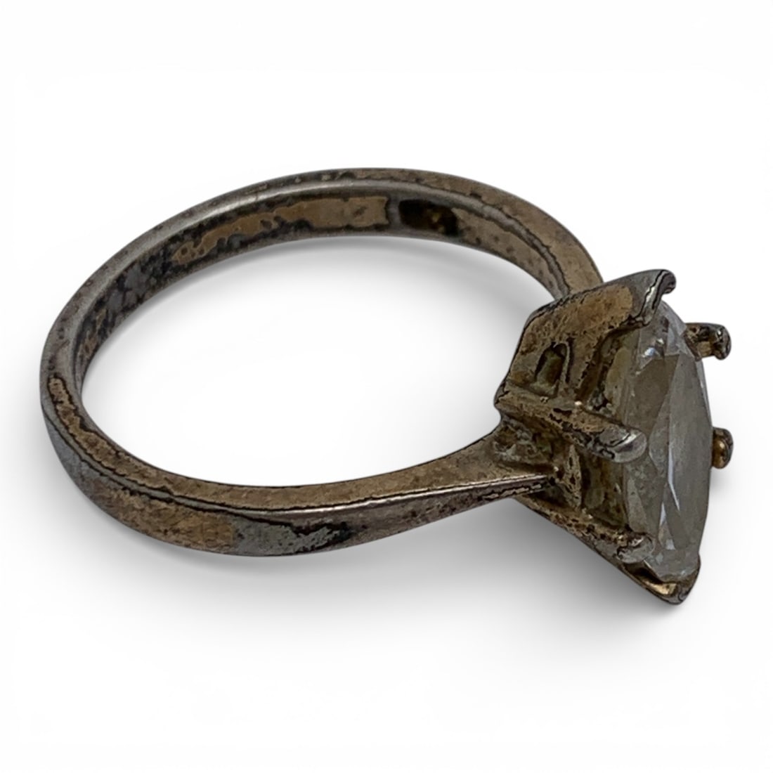 Sterling Silver Ring With Stone - 4