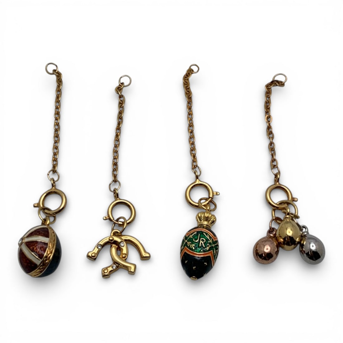 Group Of 4 Costume Fashion Charms: See Photos