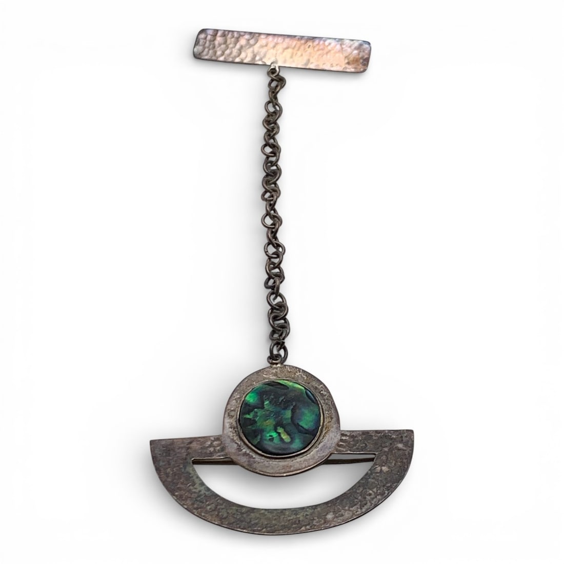 Mexico Sterling Silver & Abalone Pin (1 of 4)