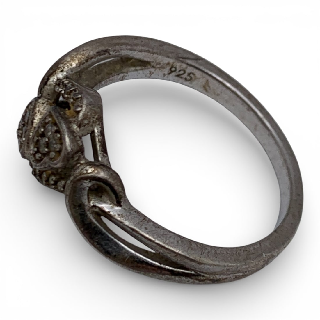 Sterling Silver Heart Ring - 3